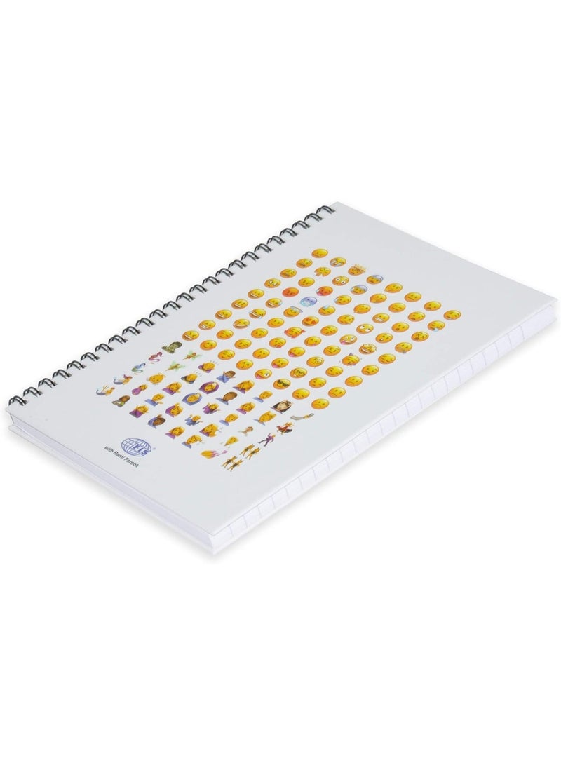 FIS Spiral Hard Cover Notebook, A5 Size(14.8x21cm), Single Line Ruling, 100 Sheets Pack of 5 Pieces-FSNBSA51904 - Image 2